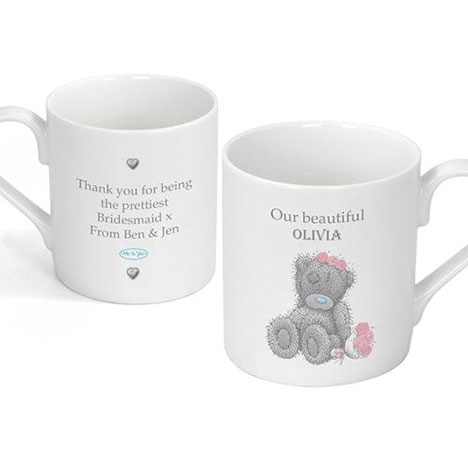 Personalised Me to You Bear Flower Girl Bridesmaid Wedding Mug Extra Image 2